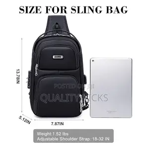 Anti Theft Bag for Men Women, Sling Bag