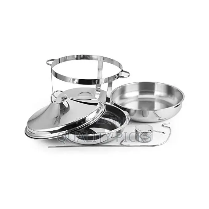 6 Qt Round Chafing Dish With Hanger Chafer Set