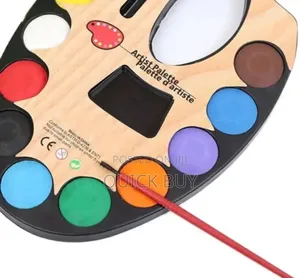 Glamorous Wooden Pallet Sketch Painting Watercolor Set