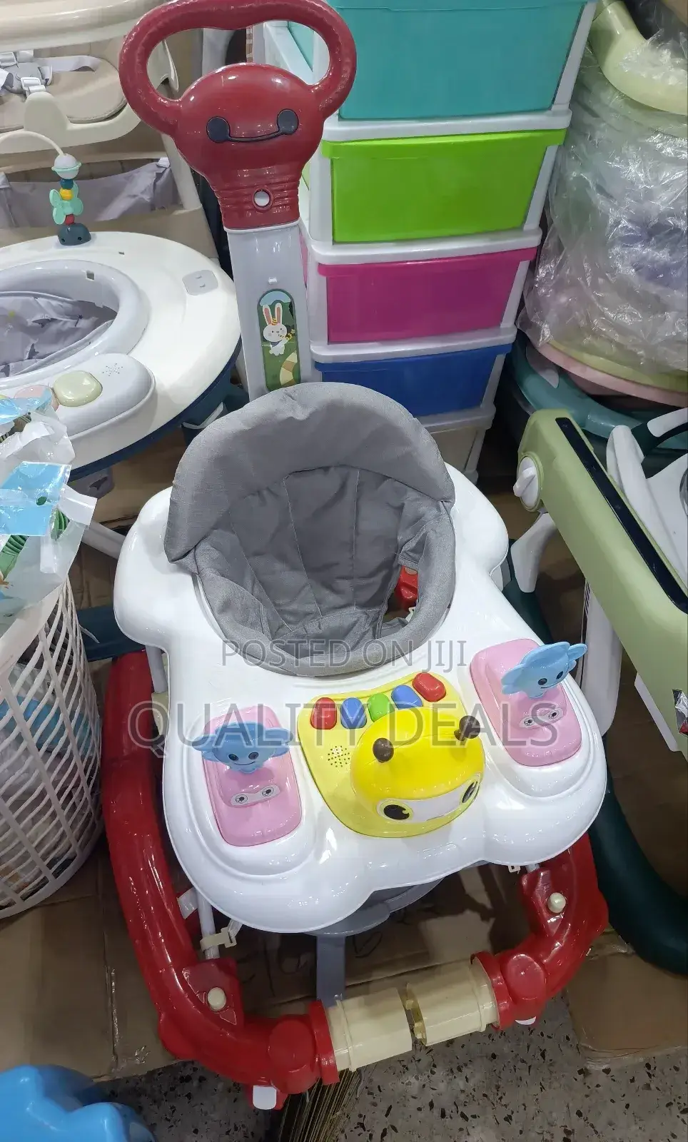 Movable Adjustable Baby Walker