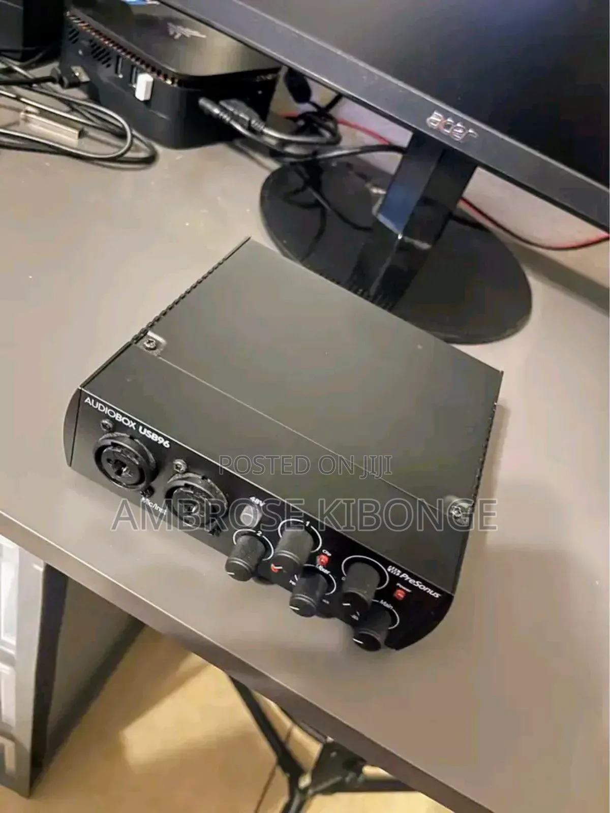 AUDIOBOX USB96 Presonus Sound Card for Studio Recording