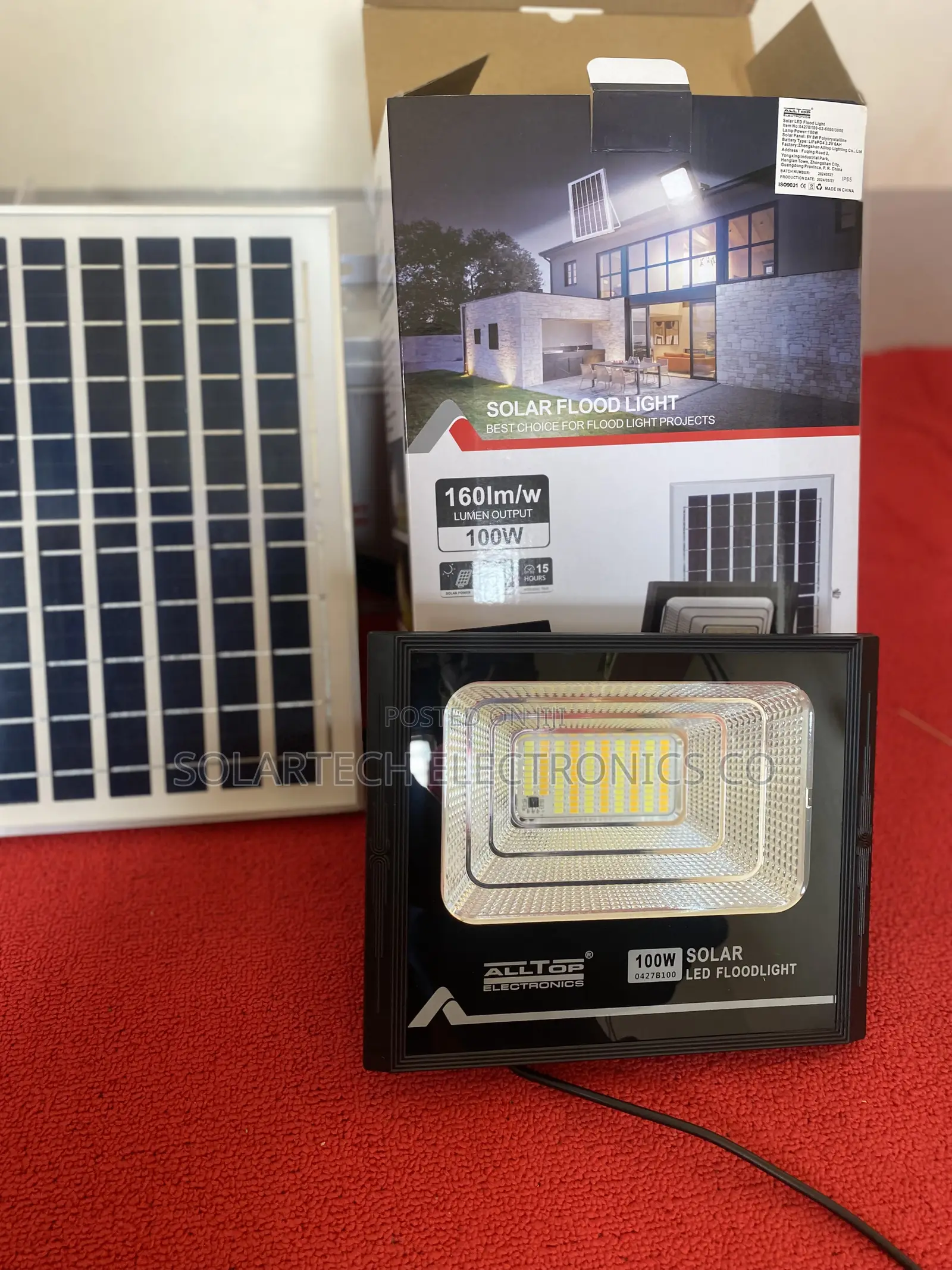 100W Solar Flood Lights Don