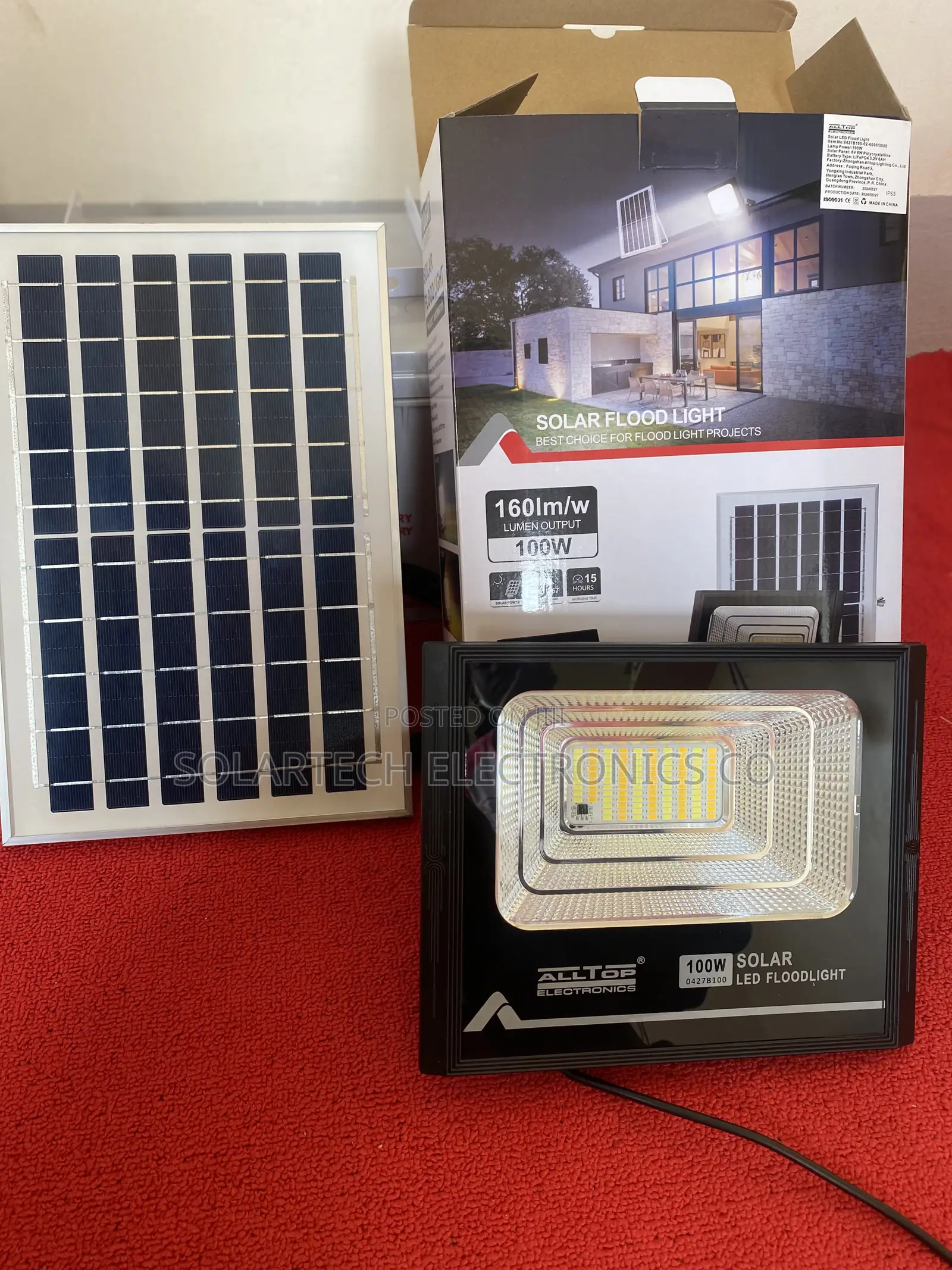 100W Solar Flood Lights Don