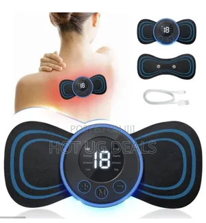 Wireless Portable Neck Body Massager With 8 Modes - Black