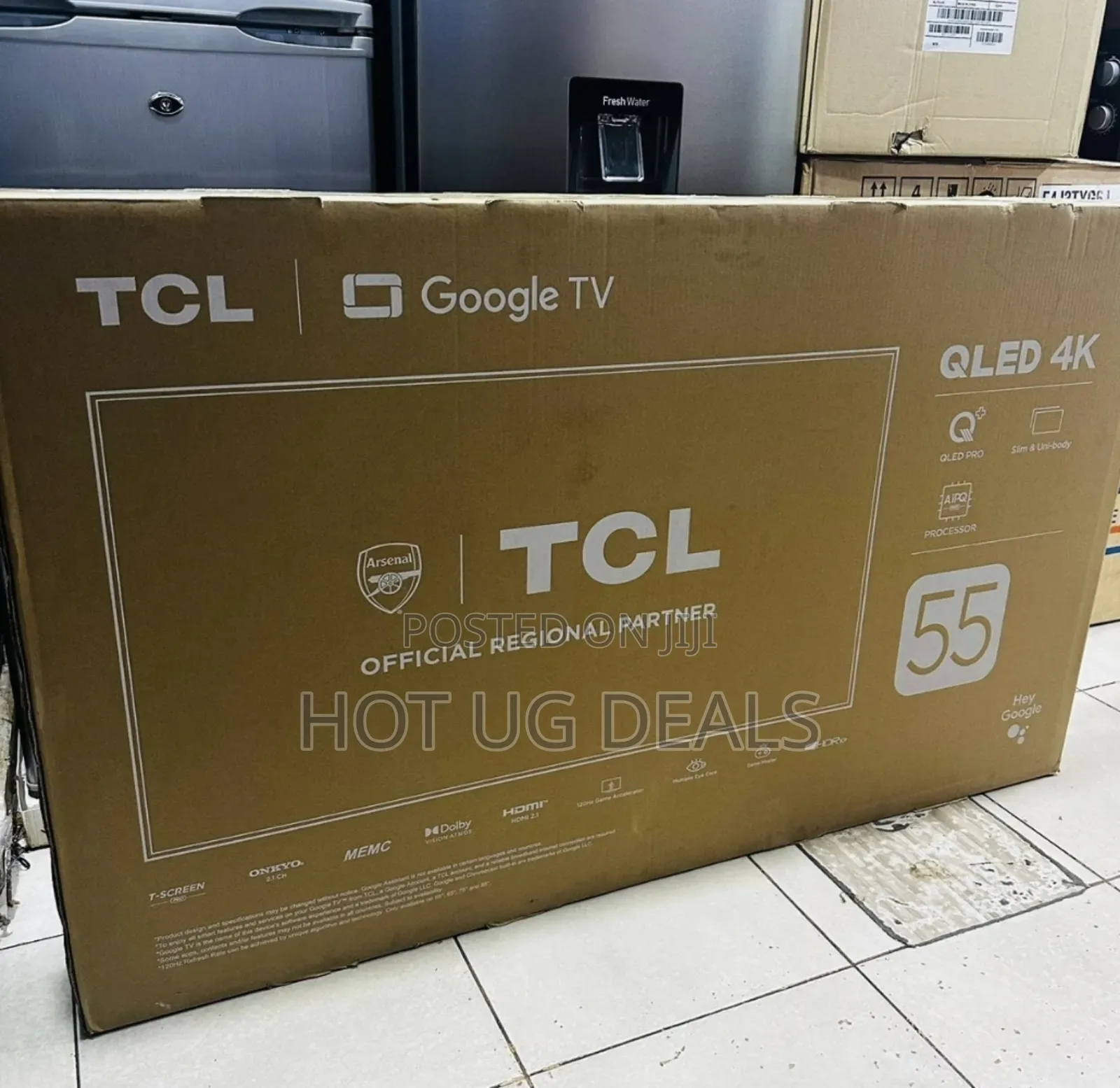 Tcl 55 Inch Qled Smart Android Led Tv – Black