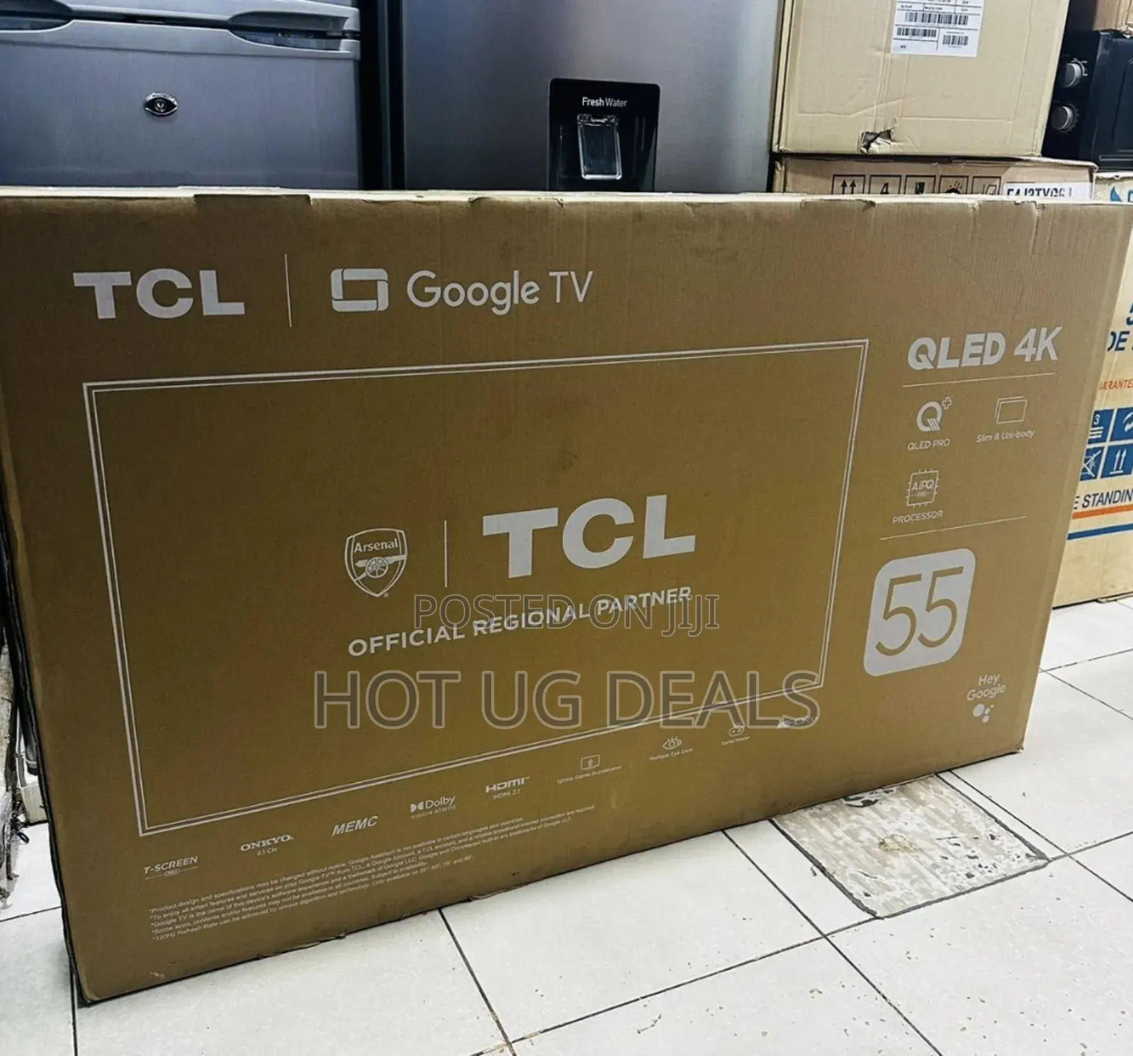 Tcl 55 Inch Qled Smart Android Led Tv – Black