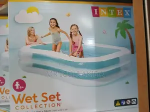 Intex Kids Rectangular Inflatable Family,Hotel Swimming Pool