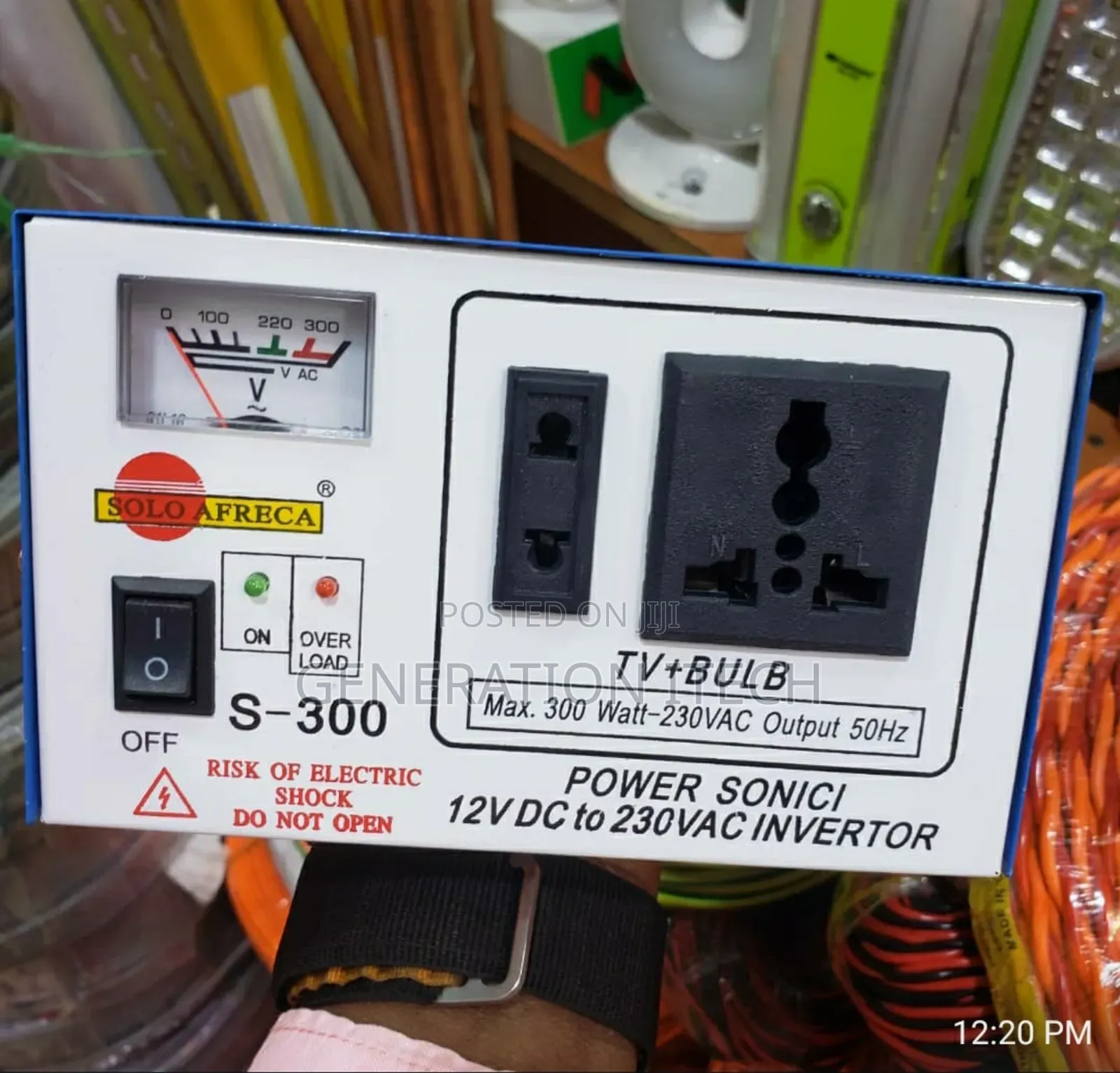 DC TO AC Solar Inverter - 300W. Ac Output- 230V