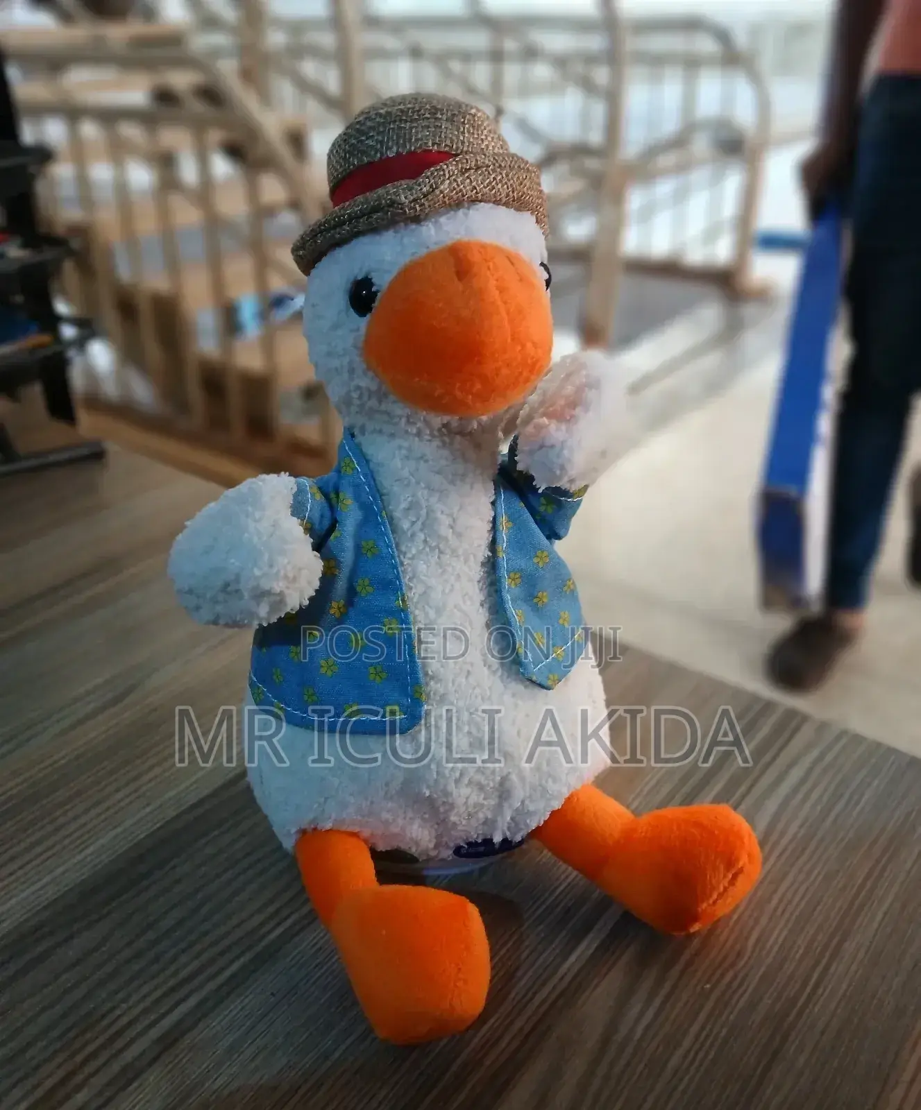 APORAKE Talking Duck Plush Kids Toy Doll ,Baby Learning Toy
