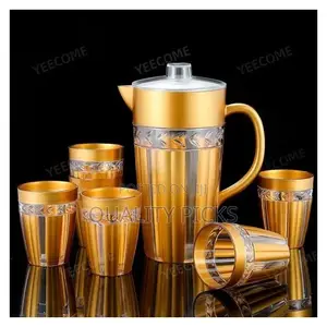 Unbreakable BPA Free One 2 Lt Plastic Water Jug Set