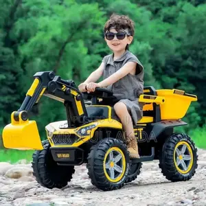 Kids Electric Rechargeable Super Large Excavator Car
