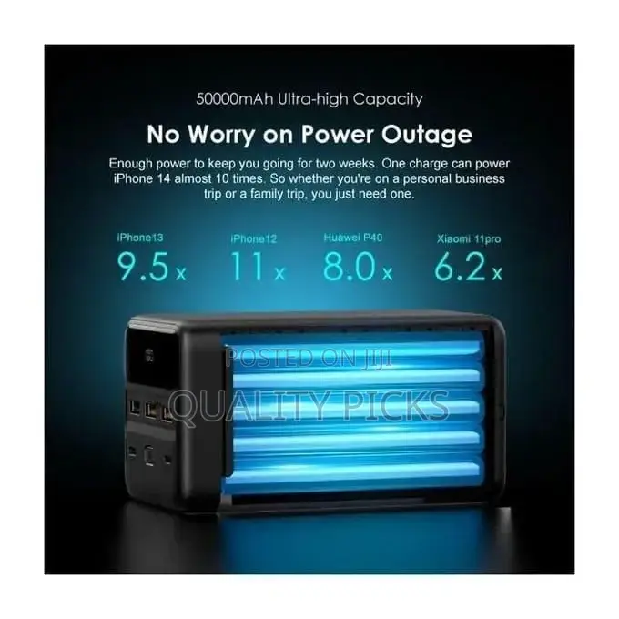 Oraimo Powerbox 500 50000mah 22.5W Power Bank- Black