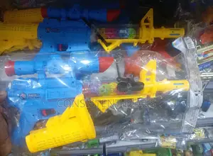 Kids Multicolored Plastic Toy Gun