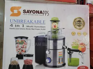 Electric 4in1 Sayona Juice Extractor/800w Sayona Blender