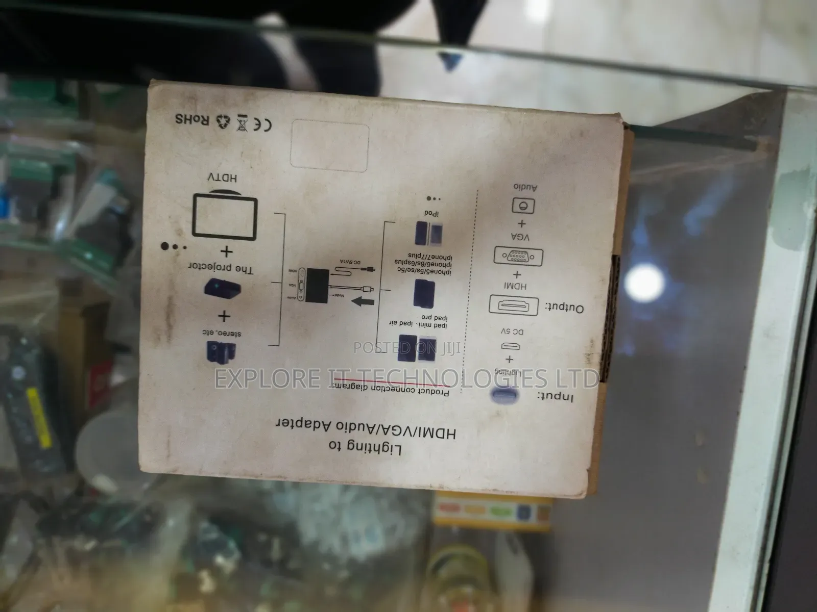 Lighting to HDMI/VGA/Audio Adapter