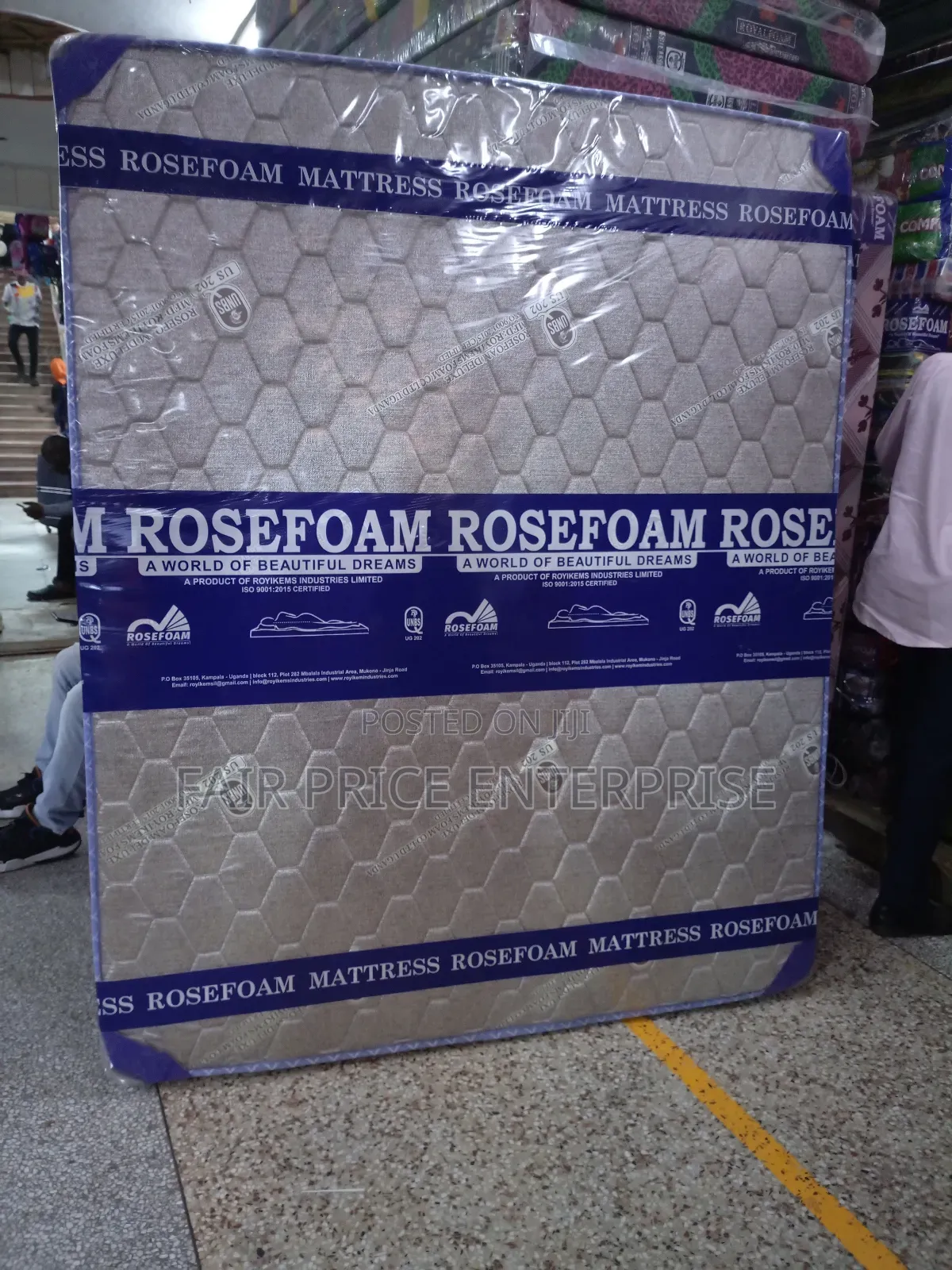 High Density Mattresses 5x6x6 Inches Rosefoam