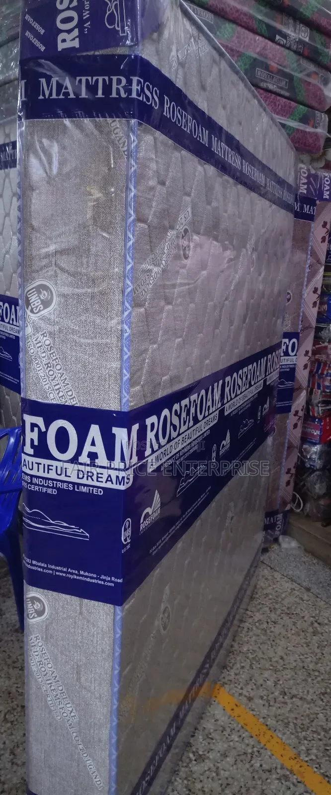High Density Mattresses 5x6x6 Inches Rosefoam