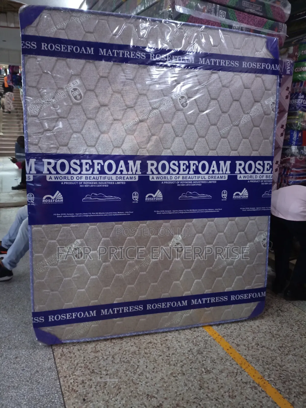 High Density Mattresses 5x6x6 Inches Rosefoam