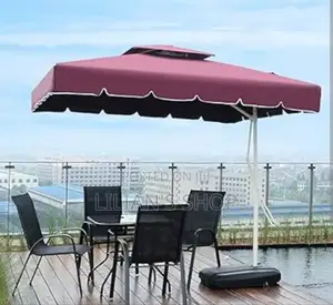Patio Umbrella Parasol Umbrella With Rectangular Base