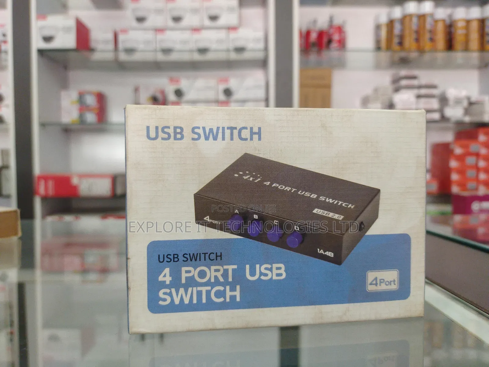 4 Port USB Switch