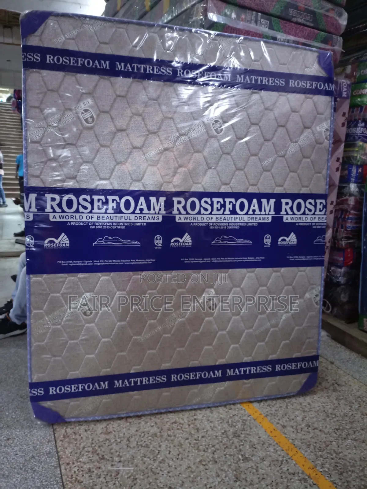 High Density Mattresses 5x6x8 Inches Rosefoam