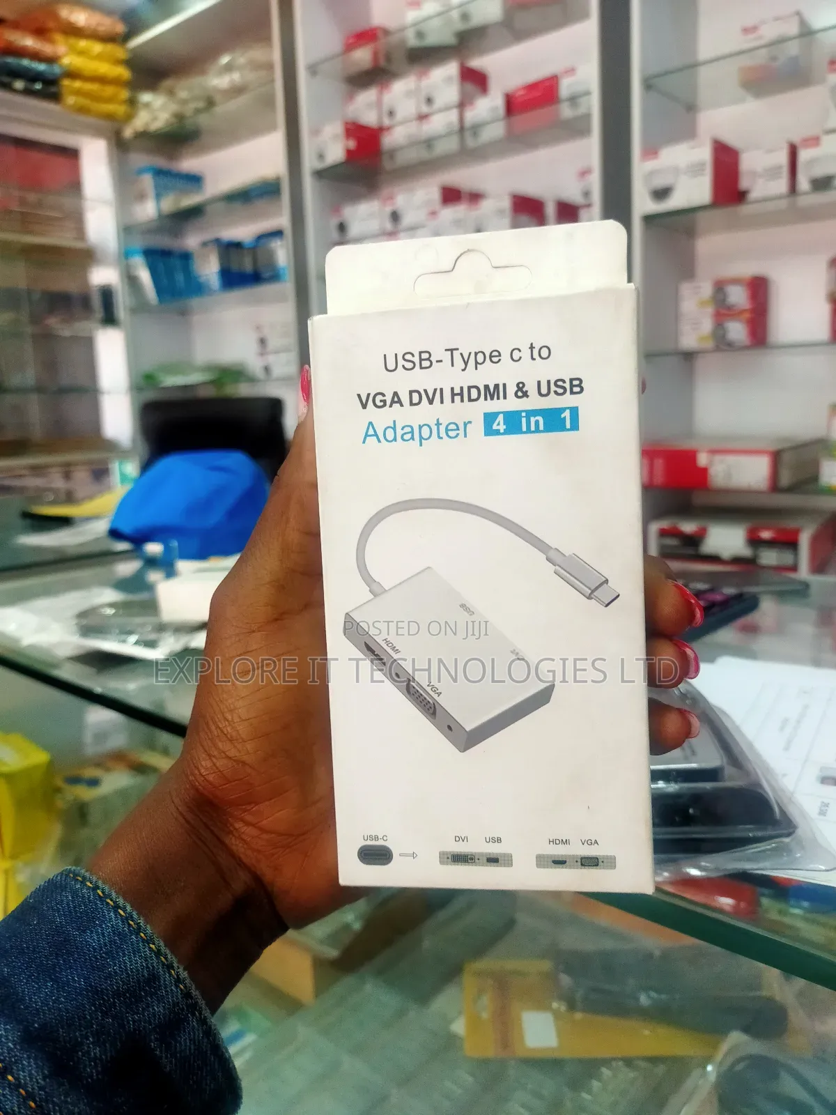 Usb-Type C to VGA DVI HDMI