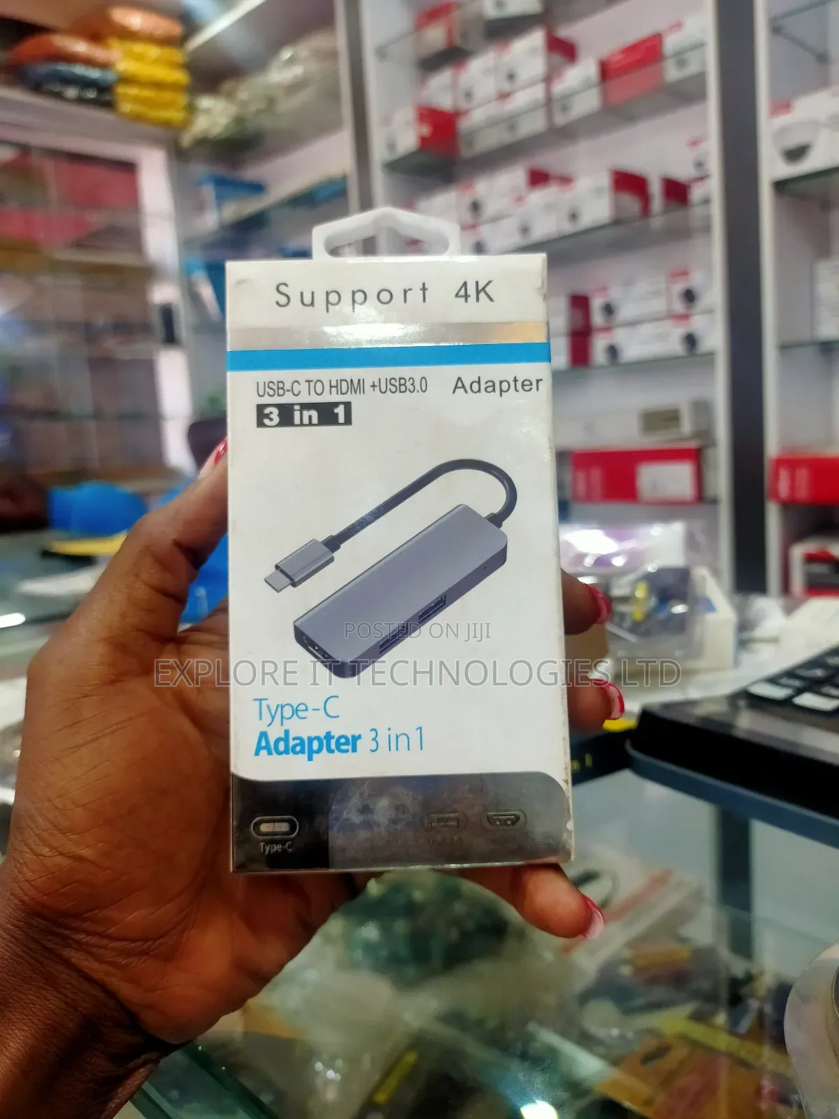 Usb-C to Hdmi+ Usb3.0 Adapter
