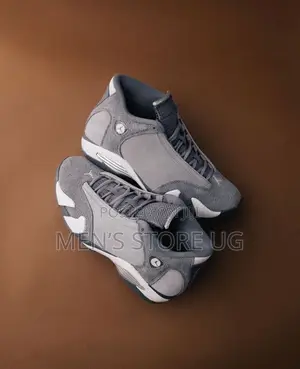 Photo - Air Jordan 14 Retro Flint Grey Men’S Sneakers
