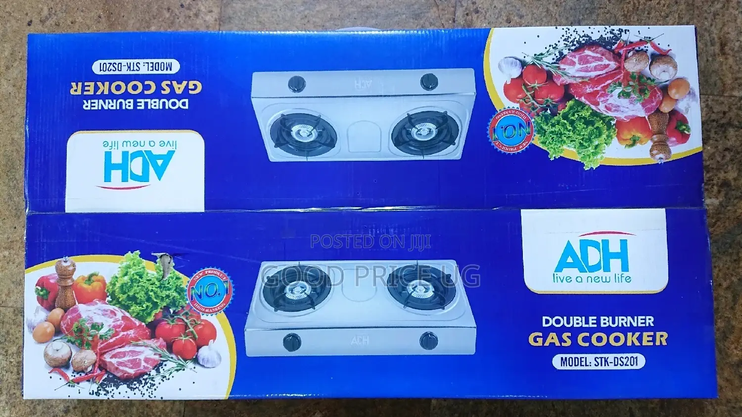 ADH Double Stainless Gas Burner