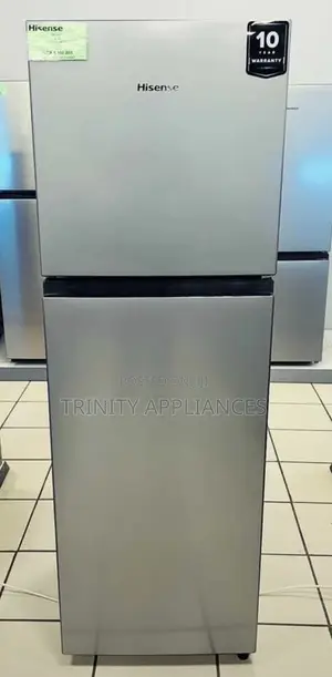 Hisense 200l Double Door Defrost Refrigerator-Silver