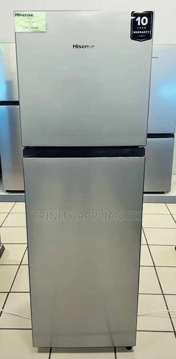 Hisense 200l Double Door Defrost Refrigerator-Silver