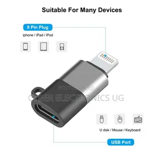 iPhone (Lighting) To USB-C / Type-c PD OTG Adapter