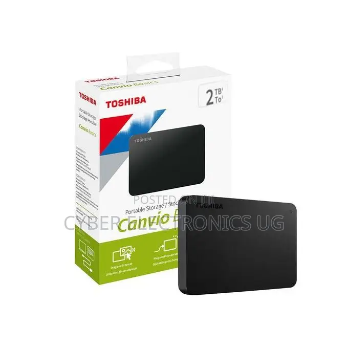2tb External Hard Disk Drive 3.0 - Black