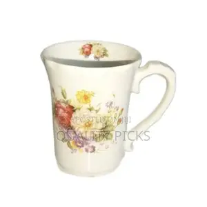 6 Pieces of Multi-Flower Printed Coffee Tea Cups Mugs