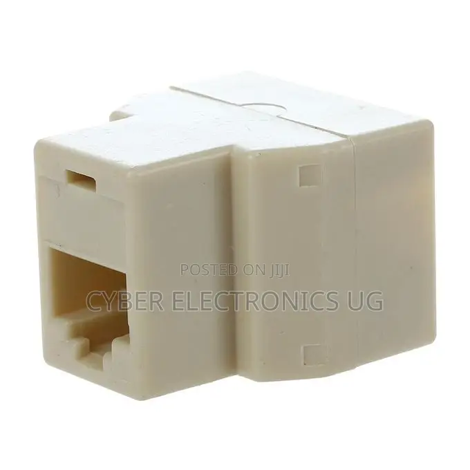 RJ45 3 Way Network Cable Splitter Extender Plug Coupler