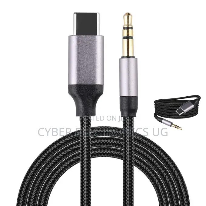 USB C to 3.5mm Aux Cable Type C Male Jack Adapter Audio Cabl