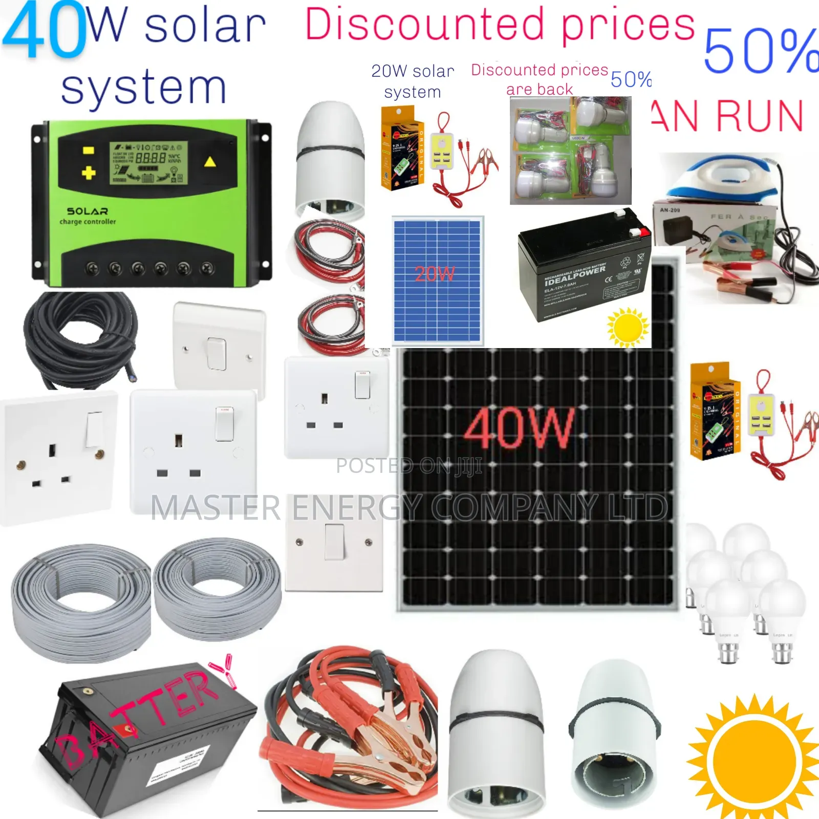40w Solar System Full Kit German Bvra
