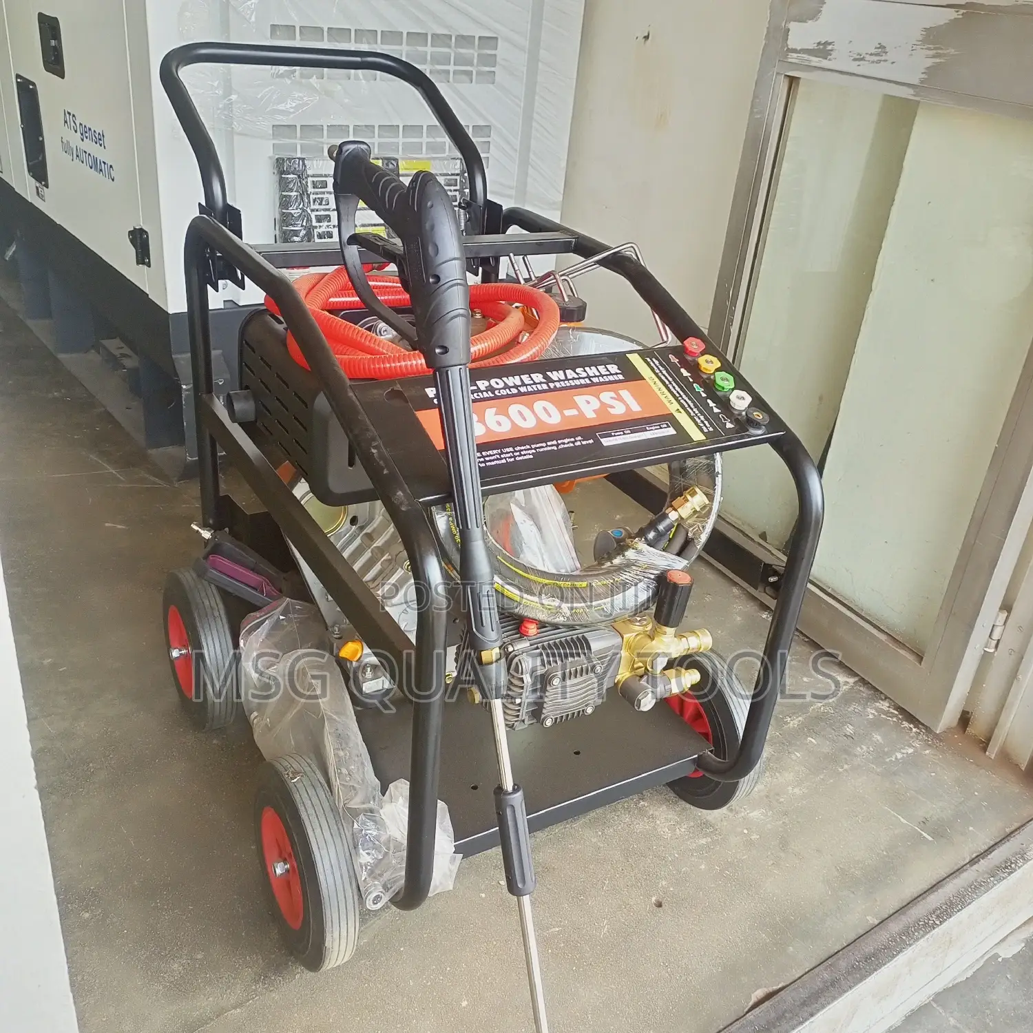 Diesel Pressure Washer 4wheel