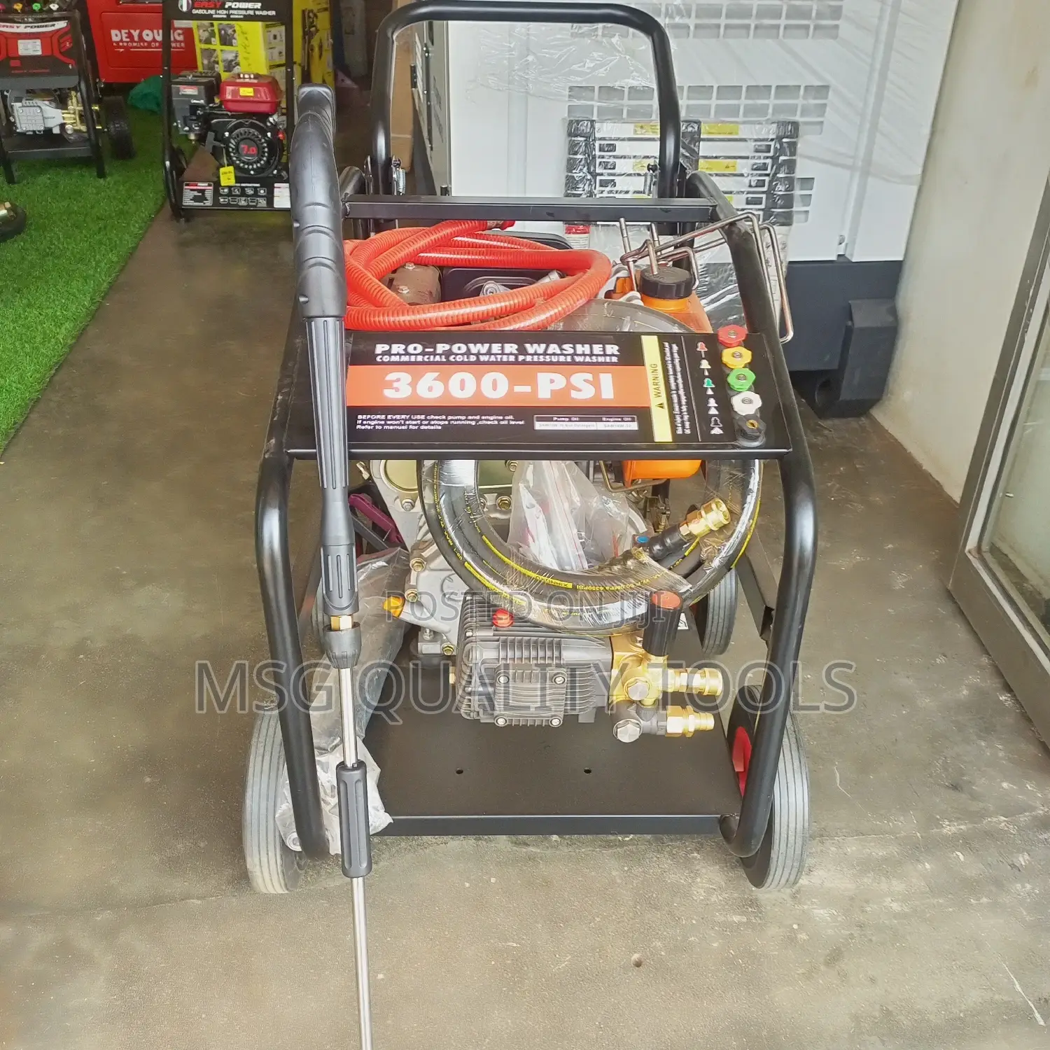 Diesel Pressure Washer 4wheel