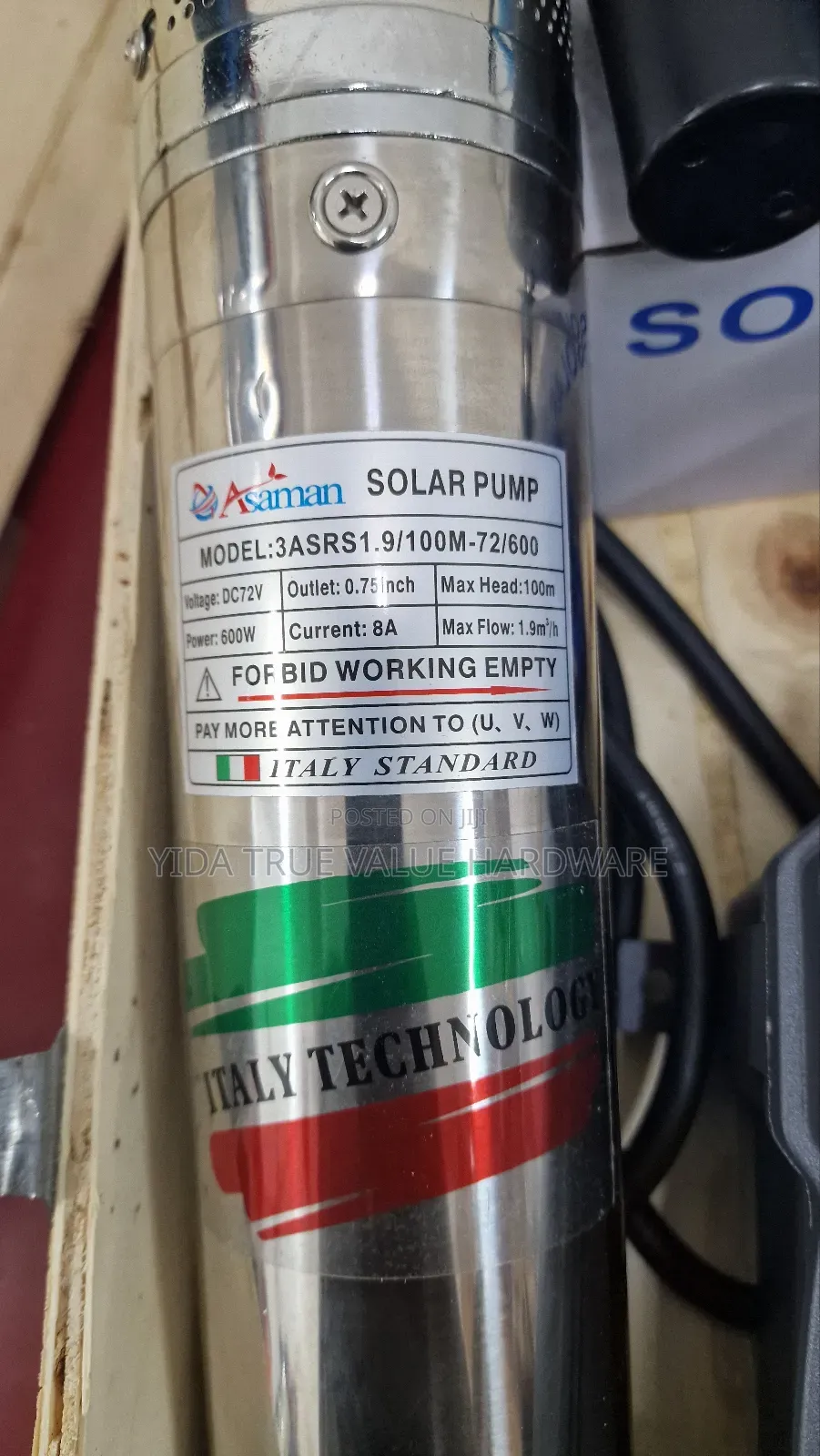 Solar Water Pump 100m With Its Accessories
