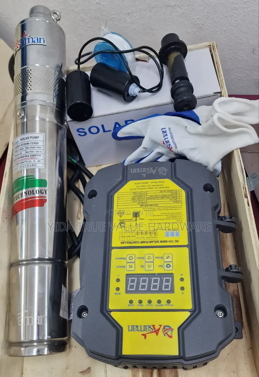 Solar Water Pump 100m With Its Accessories