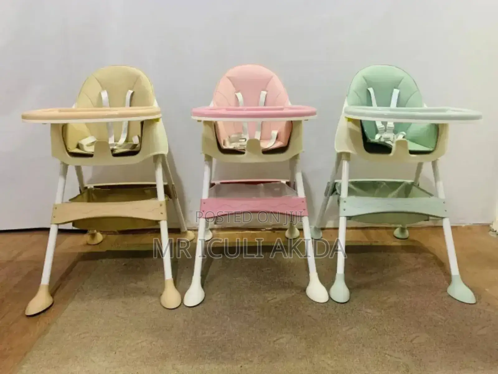 Baby Portable Feeding Safety Table High Chair WTH Compatment