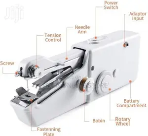 Mini Handheld Quick Stitch Sewing Machine White