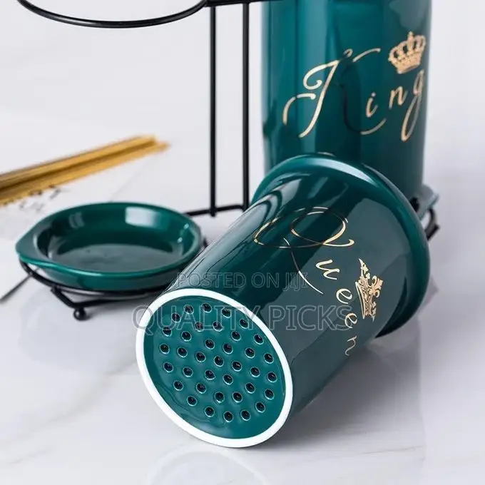 Chopstick Kitchen Rack Ceramic Spoon Cutlery Utensil Holder