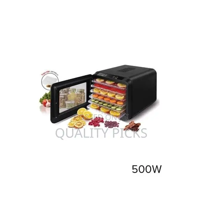 Sonifer 6 Layer Fruits Food Dehydrator Dryer - Black