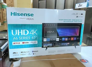 Brand New Hisense 43inches Uhd Smart A6 Series 4ktvs