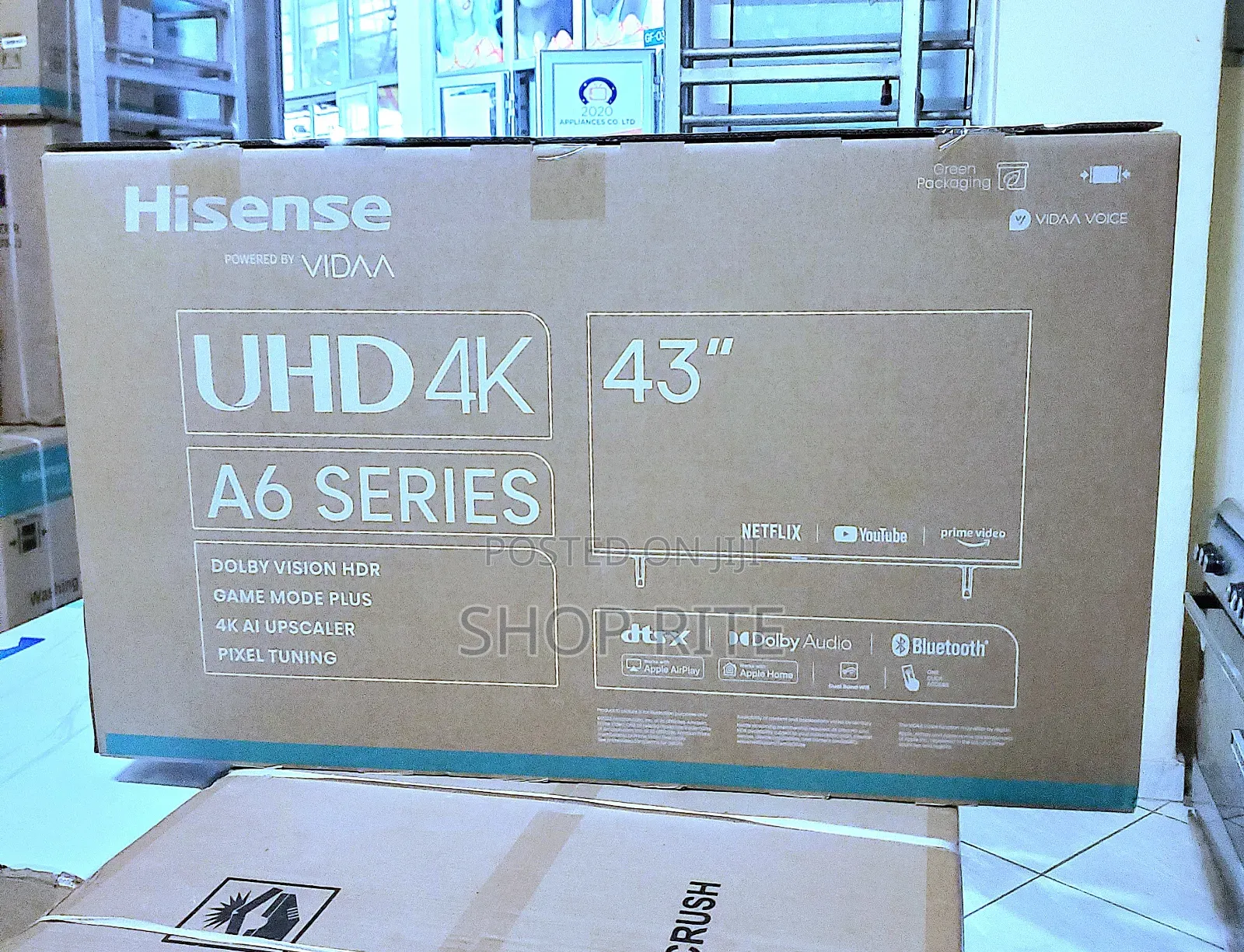 New Stock Hisense 43inches A6 Series Uhd Smart TVS