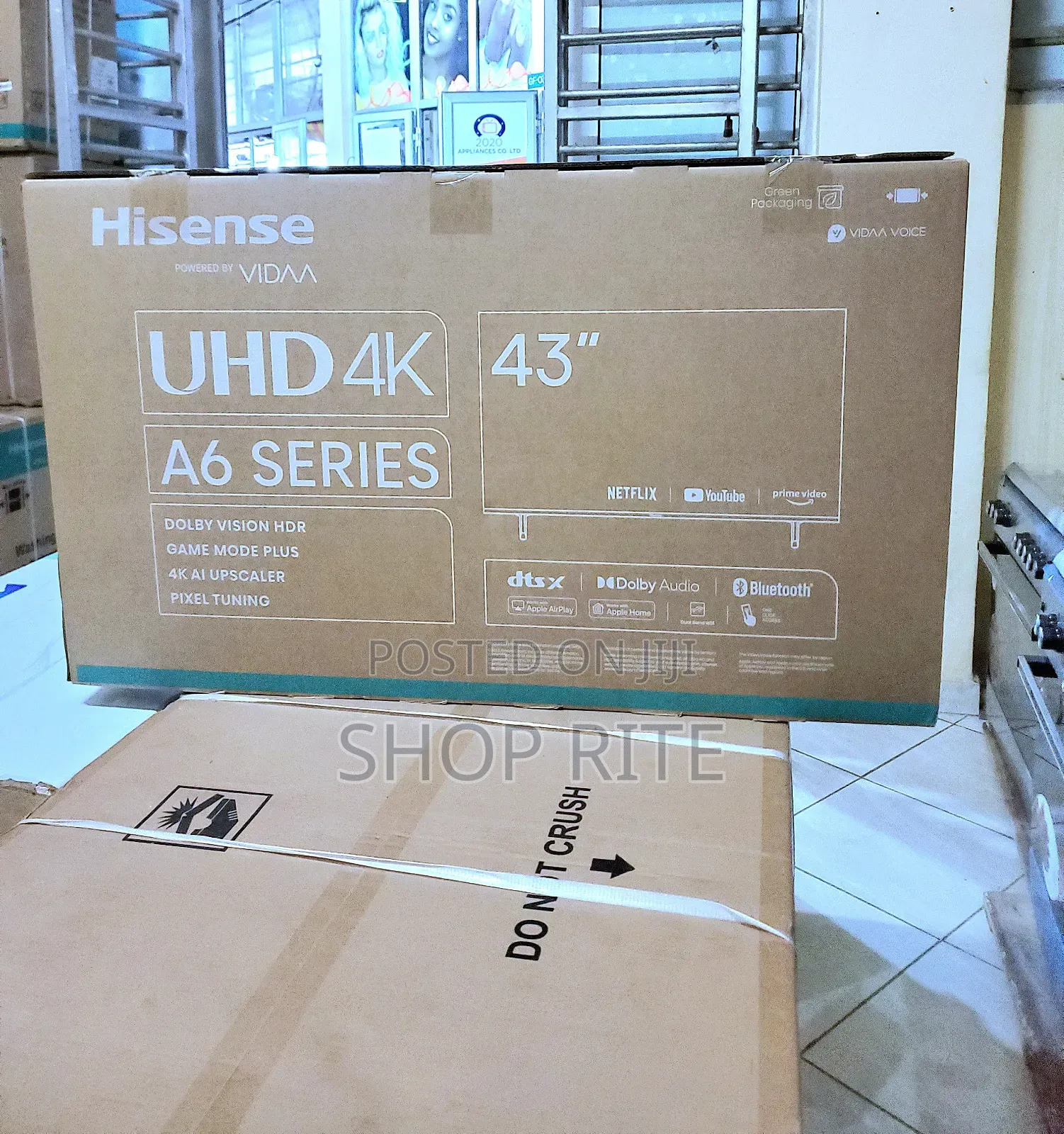 Hisense Crystal Clear Uhd Smart A6 Series TVS
