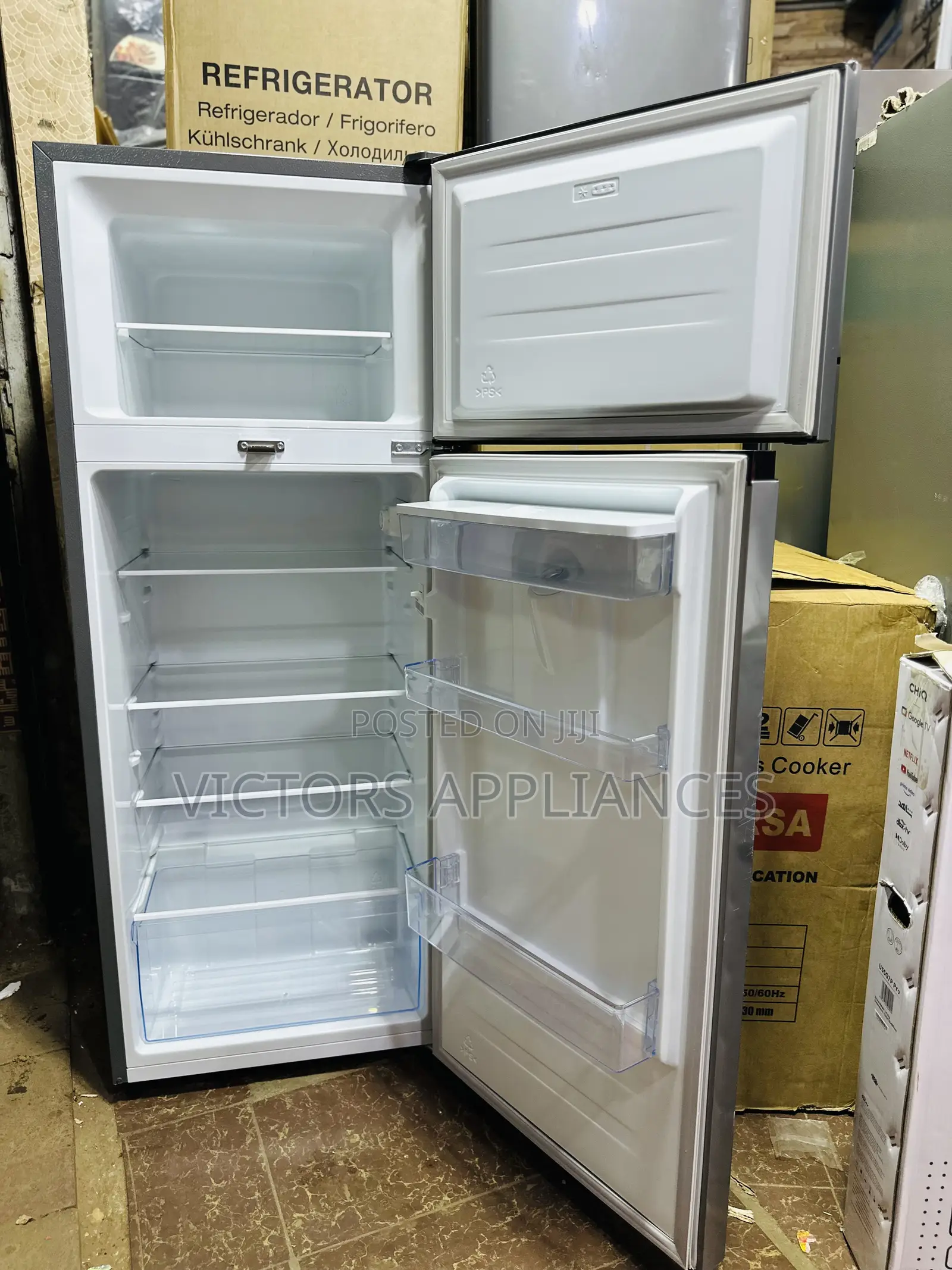 Hisense 270L Double Door Refrigerator With Water Dispenser