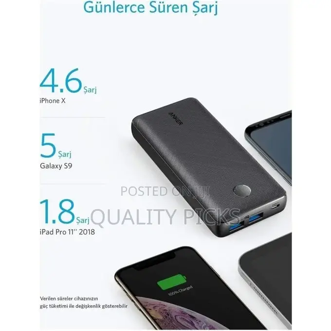Anker Fast Powercore Select 20000 Mah 2port Power Bank